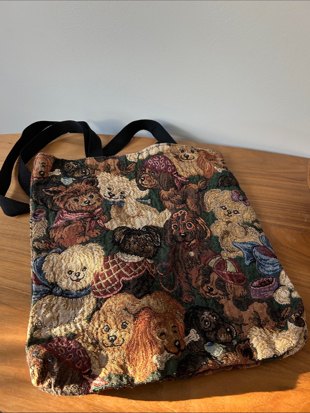 Dog Tapestry Tote Bag
